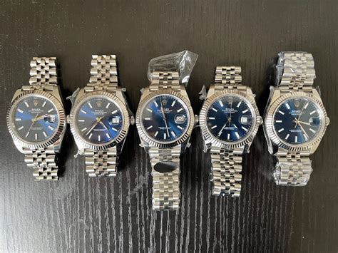 rolex gmf factory|Gen, VSF, Clean, GM and AR, 41mm blue datejust detailed .